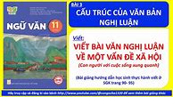 Cách Viết Bài Văn Nghị Luận Lớp 11